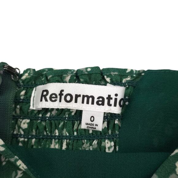 Reformation Cammi Dress in Parsley - Picture 12 of 16